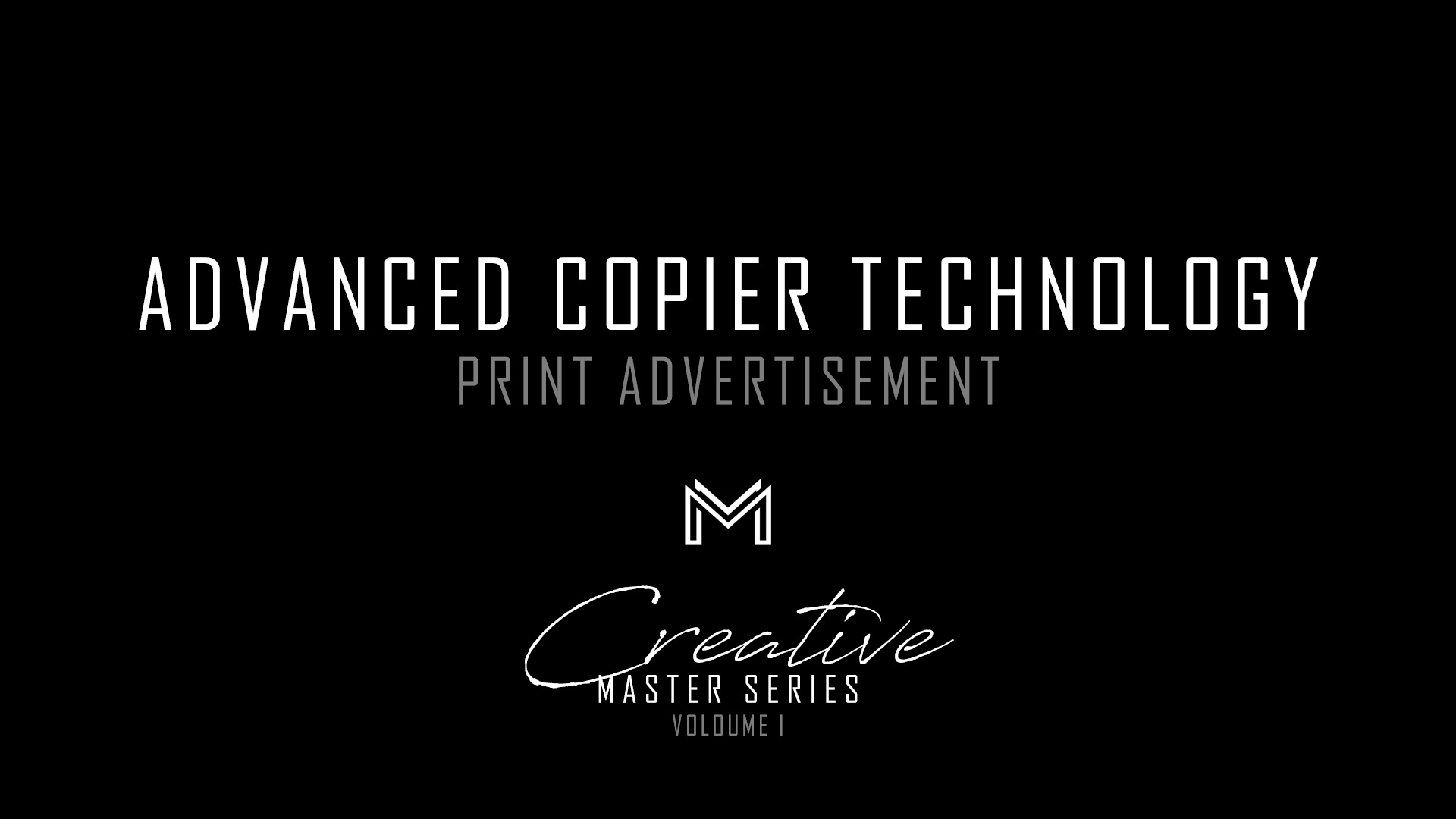 Advanced Copier Technology | Print Ad